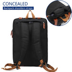 17 Inch Convertible Briefcase Business Multifunctional Travel Bag