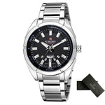 NAVIFORCE Brand Watches Quartz Watch Stainless Steel Band 30M Waterproof