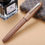 New Wooden Fountain Pen High Quality 0.7mm Nib 2 Colors
