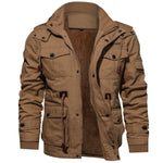 Military Style Casual Jacket ,Thick Thermal