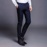 New Fashion High Quality Cotton Suit Pants Straight