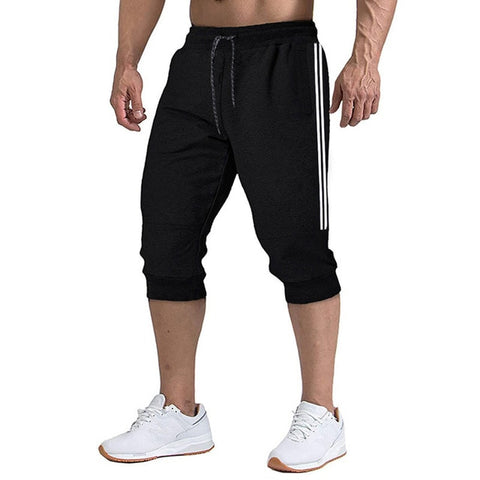 New Jogger Slim Harem Shorts Soft 3/4 Sweatpants Comfy