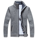 Cardigan SweaterCoats Thick Faux Fur Wool Casual Knitwear