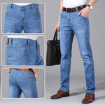 Jeans Business Casual Elastic Force Fashion Denim