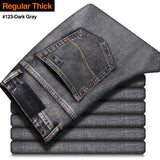Classic Style Jeans, Business Fashion Soft Stretch Denim