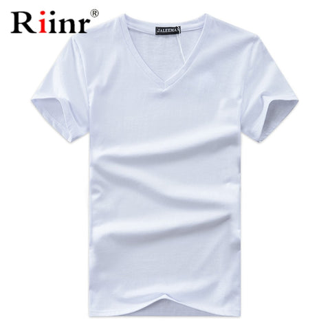 T-Shirt Simplicity Fashion Clothing V-Neck Slim