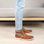 Brogue Leather Boots
