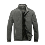 Jacket 100% Cotton Solid Fashion Vintage High Quality