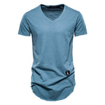 AIOPESON 100% Cotton Brand Men's T Shirt Casual
